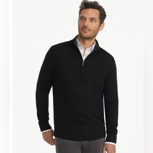 Merino Wool Quarter-Zip Sweater